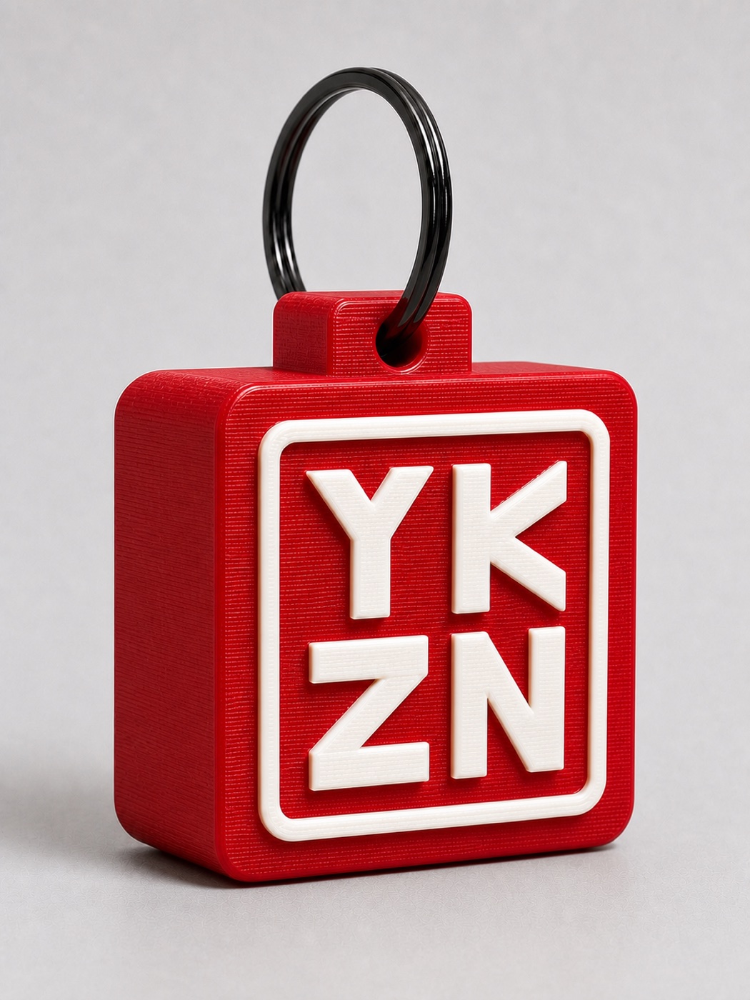 Portachiavi YKZN stampato in 3D
